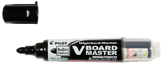 Whiteboardmarker PILOT Begreen rond medium zwart Whiteboardmarker PILOT Begreen rond medium zwart