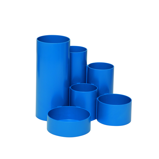 Pennenkoker MAUL tubo 6-vaks Ø150x125mm blauw Pennenkoker MAUL tubo 6-vaks Ø150x125mm blauw