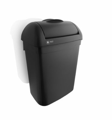 BlackSatino Dameshygienebox 8ltr kunststof Zwart per stuk