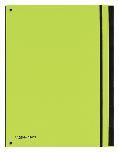Sorteermap Pagna Trend A4 7 tabs appelgroen Sorteermap Pagna Trend A4 7 tabs appelgroen