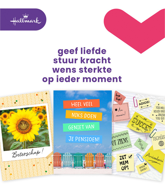Wenskaart Hallmark navulset A4 zakelijke momenten 8 kaarten Wenskaart Hallmark navulset A4 zakelijke momenten 8 kaarten