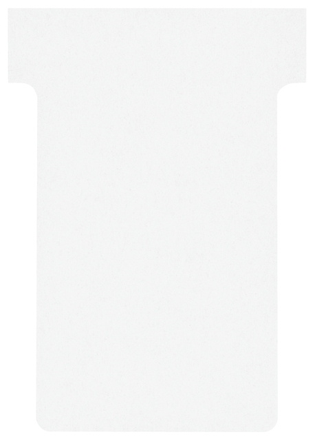 T-kaart Nobo nr.2 48mm wit 100 stuks T-kaart Nobo nr.2 48mm wit 100 stuks