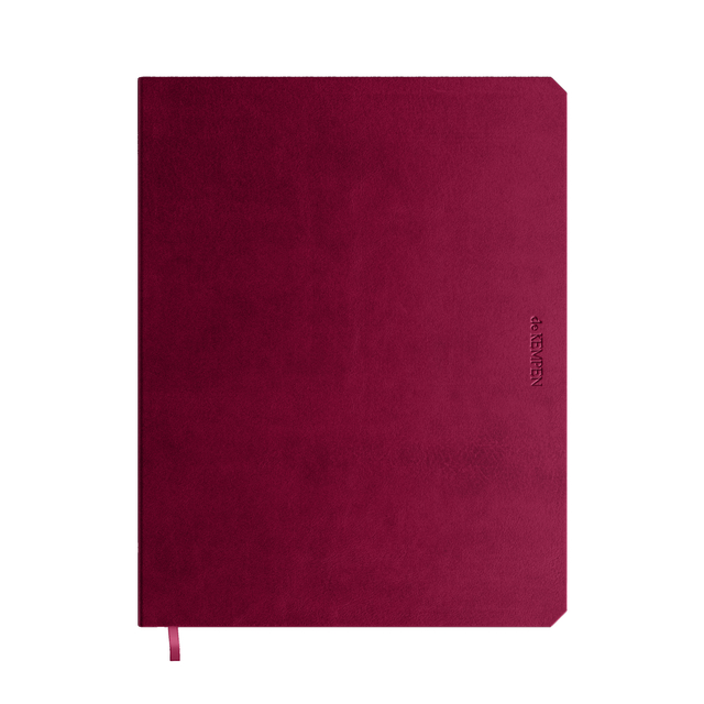 Notitieboek de KEMPEN Amarone 171x220mm blanco 192 pagina's  90gr drd
