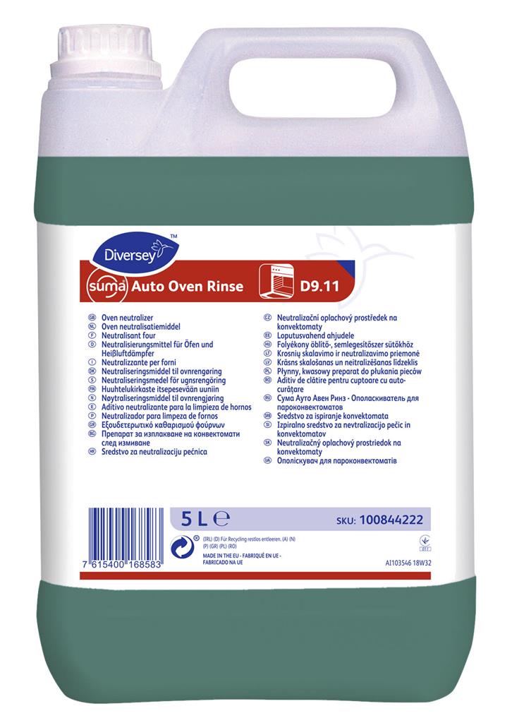 Diversey Suma Auto Oven Rinse D9.11 Naspoel doos 2x5ltr