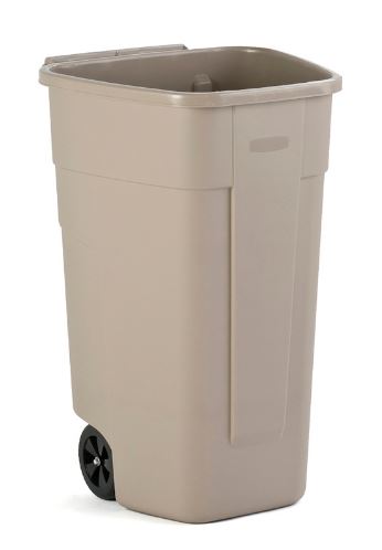 Rubbermaid Mobiele Container Kunststof Beige 110liter