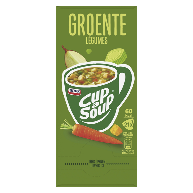 Cup-a-Soup Unox groente 21x175ml Cup-a-Soup Unox groente 21x175ml