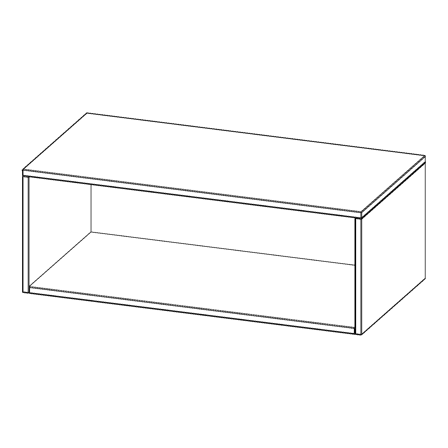 Aanbouwplank, schoolplank voor 1 maphoogte - Serie evo180