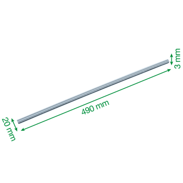 Mesgeleider voor rolsnijmachine Leitz Precision Office A3 2 stuks