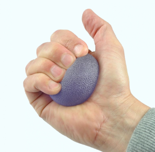 grip, hand, stress-relief, oval, purple
