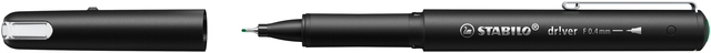 Fineliner STABILO dr!ver fijn groen Fineliner STABILO dr!ver fijn groen