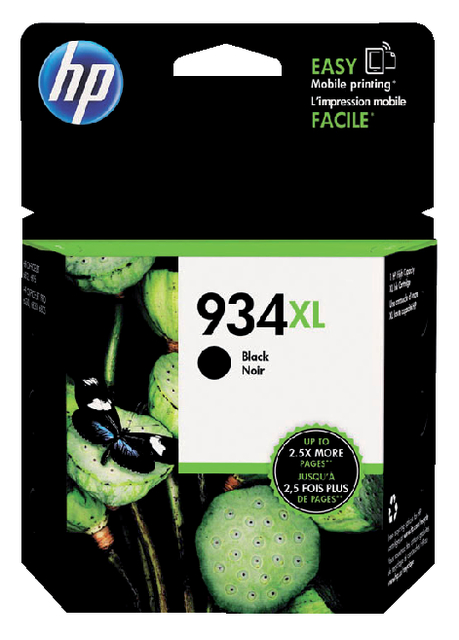 Inktcartridge HP C2P23AE 934XL zwart Inktcartridge HP C2P23AE 934XL zwart