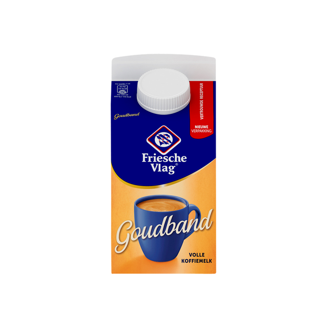 Koffiemelk Friesche Vlag goudband 455ml Koffiemelk Friesche Vlag goudband 455ml