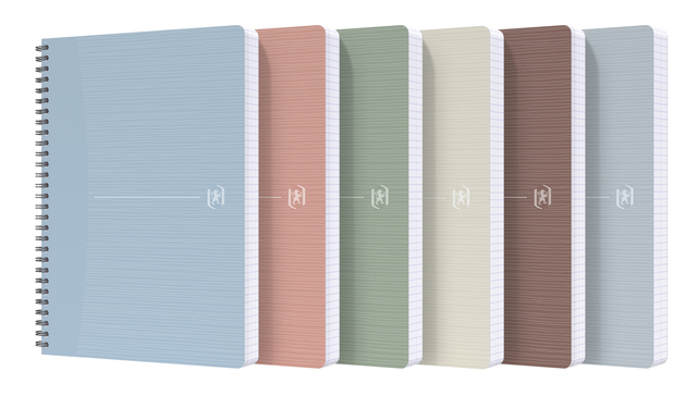 Spiraalblok Oxford My Rec'Up A5 lijn 180 pagina's 80gr assorti Spiraalblok Oxford My Rec'Up A5 lijn 180 pagina's 80gr assorti