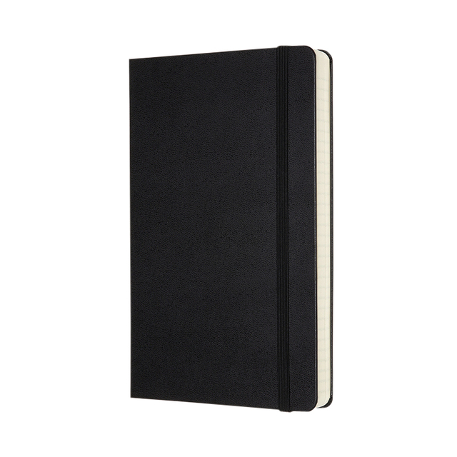 Notitieboek Moleskine Expanded large 130x210mm lijn hard cover zwart