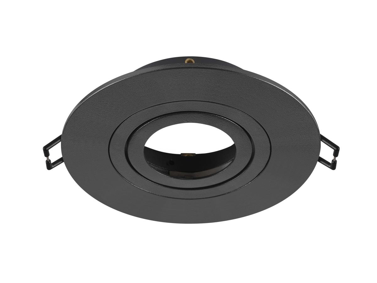 downlight, inbouwspot, grijs, ronddoorg, kruisbevestiging
