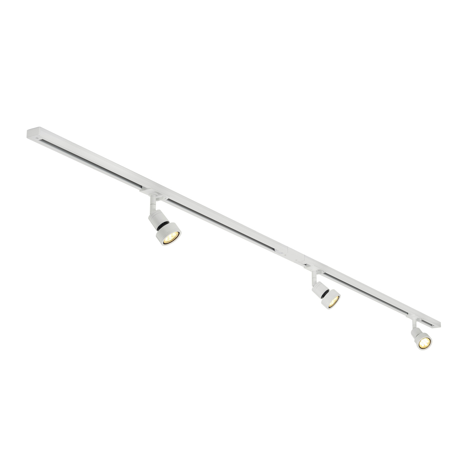 1-Fase Spanningsrail Set 3 x PURI wit
