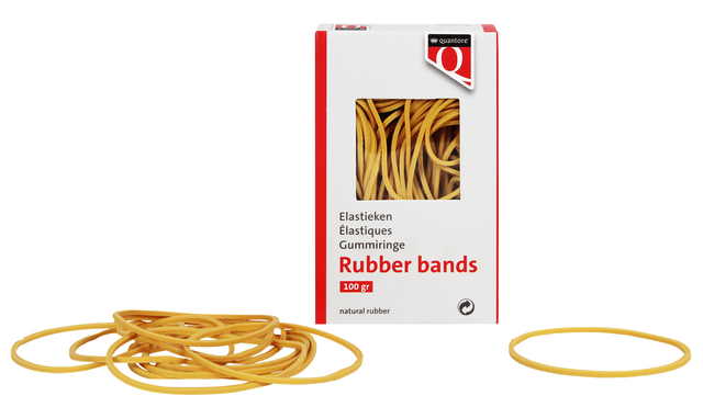 Elastiek Quantore 18 80x1,5x1mm 100gram Elastiek Quantore 18 80x1,5x1mm 100gram