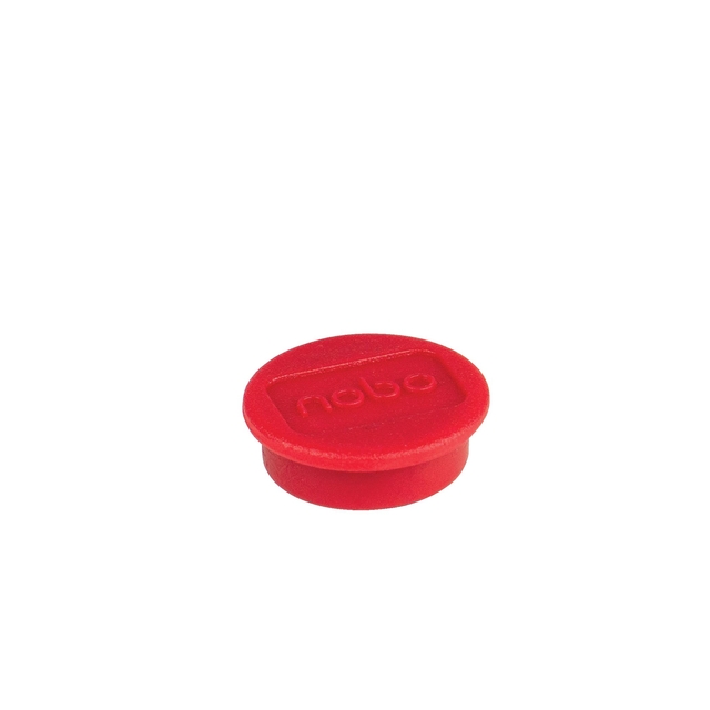 Magneet Nobo 20mm rood 8 stuks