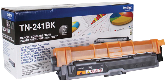 Toner Brother TN-241BK zwart Toner Brother TN-241BK zwart