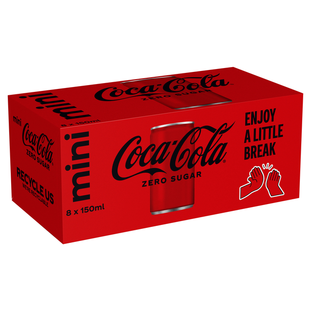 cola, frisdrank, soft drink, rode verpakking, blikjes
