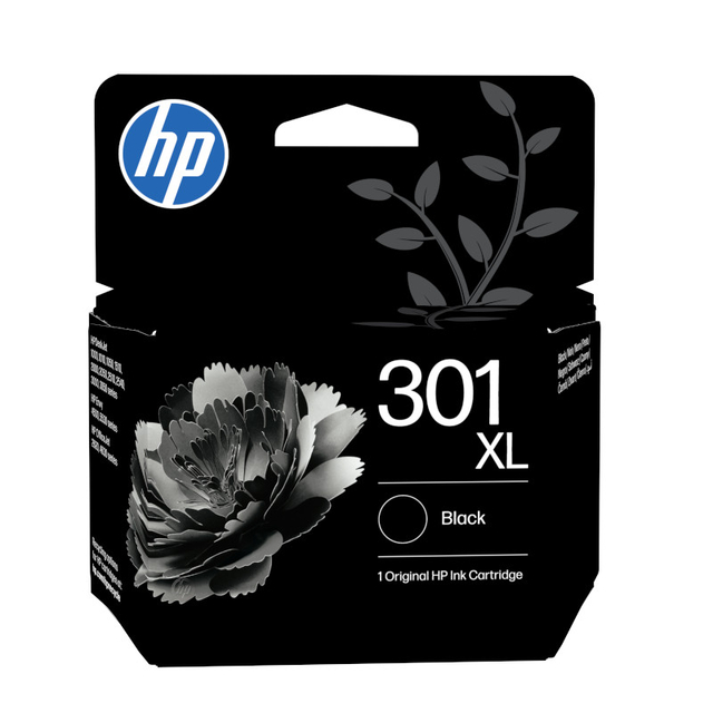 inktcartridge, HP 301, XL, zwart, cartridge