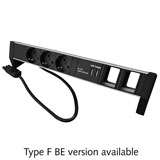 Plenty Prolink Desktop PDU 3x Type E with 2x USB charger and 2x empty module Plenty Prolink Desktop PDU 3x Type E with 2x USB charger and 2x empty module