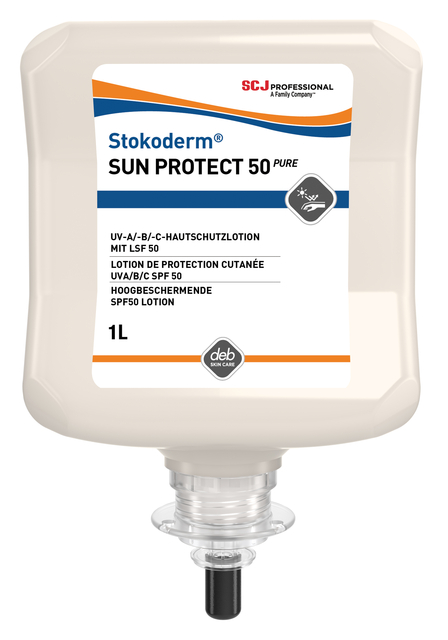 Zonnebrandlotion SCJ Stokoderm Sun Protect SPF 50 1liter Zonnebrandlotion SCJ Stokoderm Sun Protect SPF 50 1liter