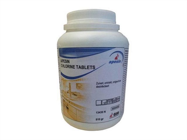 Apesin Chloortabletten bus 810gr per stuk
