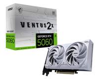 MSI GeForce RTX 5060 VENTUS 2X OC WHITE | 8GB GDDR7 | DLSS 4 | Videokaart | Nvidia GPU MSI GeForce RTX 5060 VENTUS 2X OC WHITE | 8GB GDDR7 | DLSS 4 | Videokaart | Nvidia GPU
