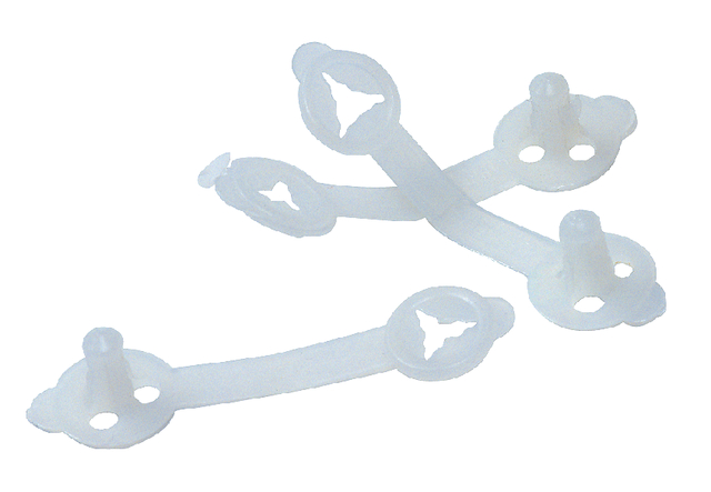 Jota-sluitingen Jiffy wit zak à 1000 stuks Jota-sluitingen Jiffy wit zak à 1000 stuks