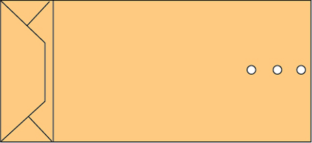 Envelop Quantore monsterzak 120x285x50mm 120gr/m2 br 250 stuks Envelop Quantore monsterzak 120x285x50mm 120gr/m2 br 250 stuks