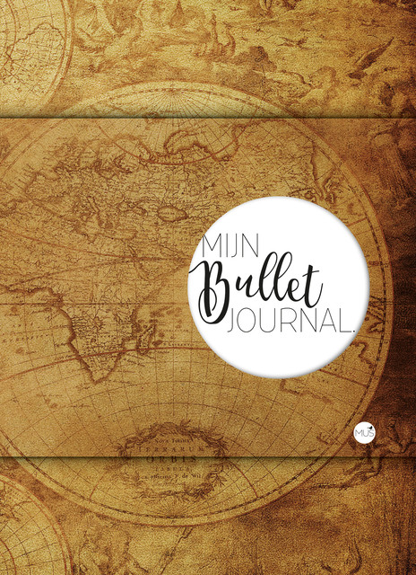 Mijn Bullet Journal wereldkaart dots 240 pagina's Mijn Bullet Journal wereldkaart dots 240 pagina's