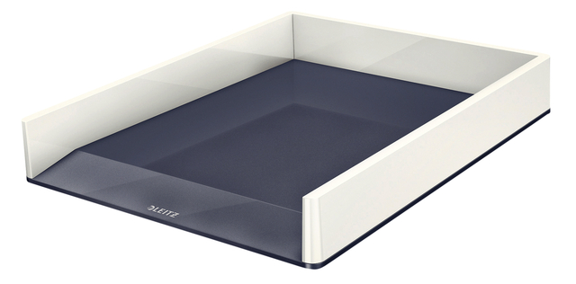 Brievenbak Leitz Wow A4 wit/grijs Brievenbak Leitz Wow A4 wit/grijs