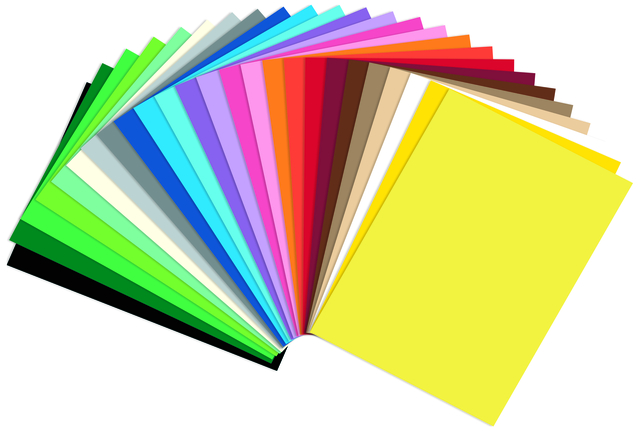 Fotokarton Folia 2-zijdig A5 270gr 50 vel 25 kleuren