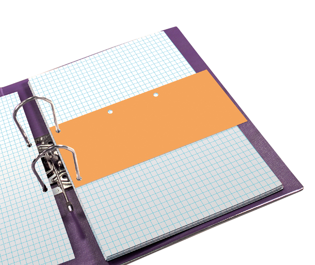 Scheidingsstrook Oxford duo 240x105mm oranje 60 stuks