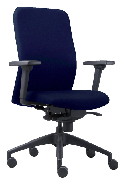 Bureaustoel Euroseats Vigo blauw Bureaustoel Euroseats Vigo blauw