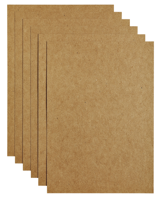 Kopieerpapier Papicolor A4 100gr 12 vel kraft bruin Kopieerpapier Papicolor A4 100gr 12 vel kraft bruin