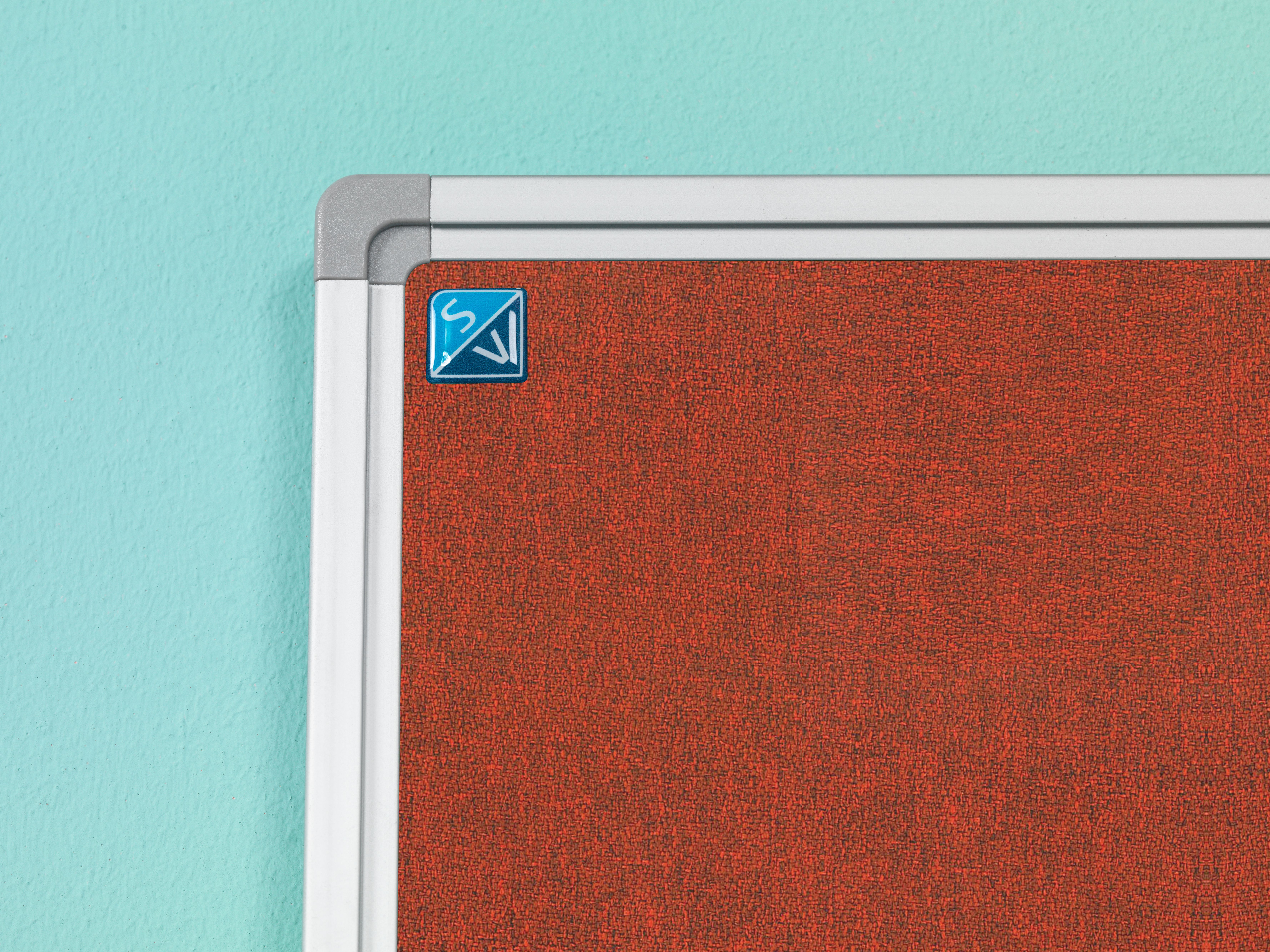 Prikbord "Accent", Softline profiel 16 mm, AK015 - 120x240cm