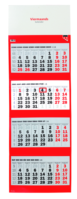 4-Maandskalender 2026 Quantore 4-Maandskalender 2026 Quantore