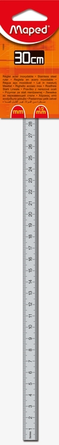 Liniaal Maped metaal 30cm