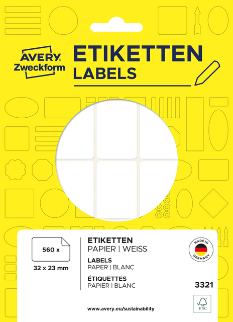 etiketten, labels, papier, wit, dooslabel