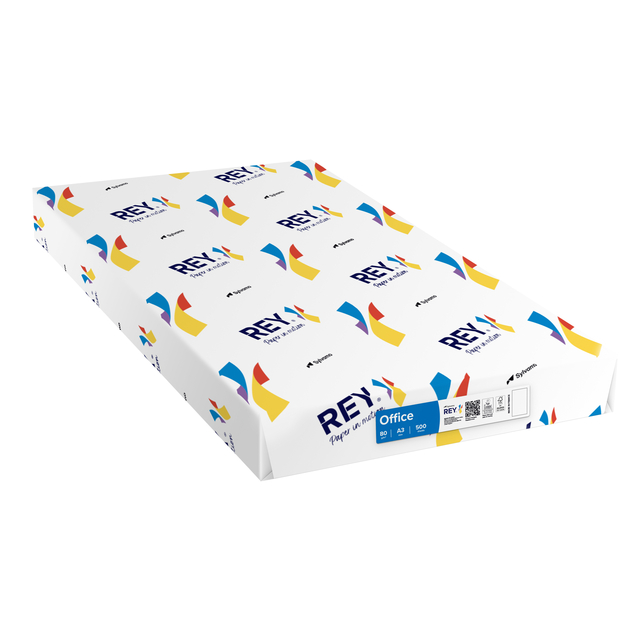 Kopieerpapier Rey Office A3 80gr wit 500 vel