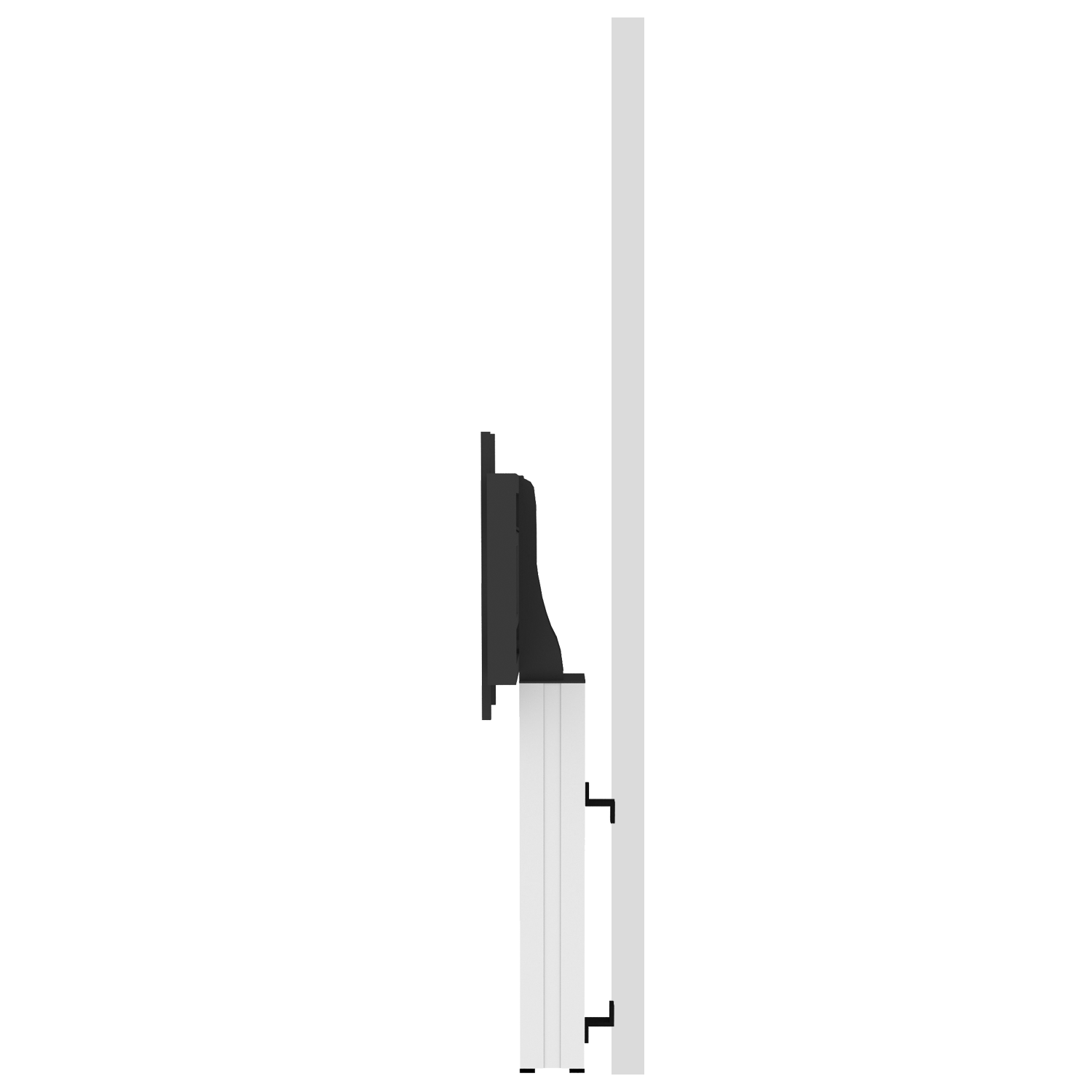 Vaste TV standaard 115 cm voor 42 tot 100 inch schermen voor wandmontage