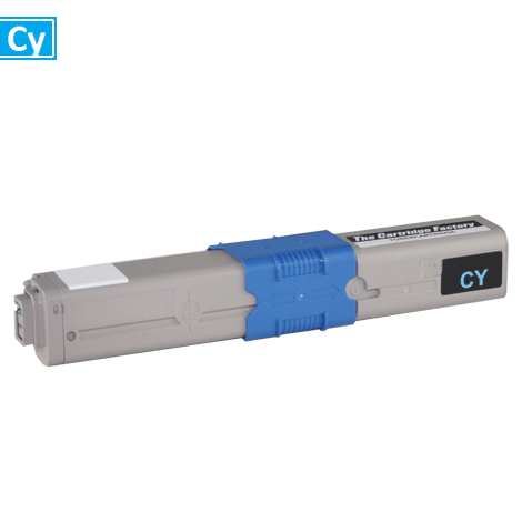 Huismerk toner - Oki (Cartridge) 44469706 compatibel, cyaan