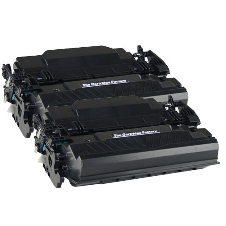 Huismerk Toners - 2x HP 87X (CF287X) compatibel, zwart Huismerk Toners - 2x HP 87X (CF287X) compatibel, zwart