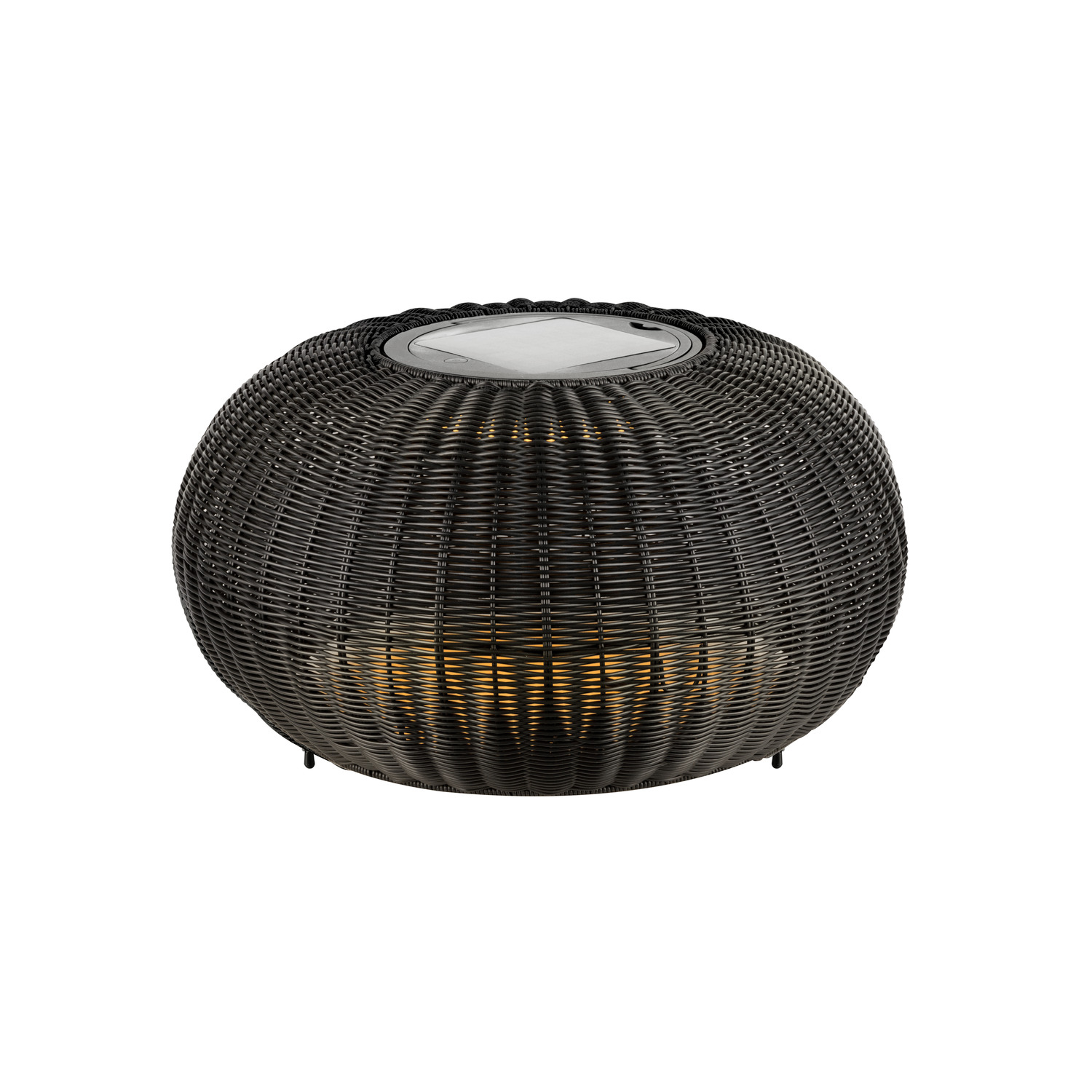 ADEGAN FLAT SOLAR zwart 1xLED 2200K