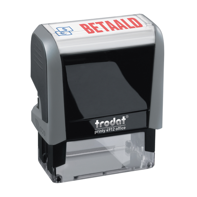Tekststempel Trodat Printy 4912 Office betaald Tekststempel Trodat Printy 4912 Office betaald
