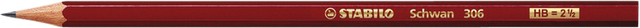 Potlood STABILO Schwan grafiet 306 HB Potlood STABILO Schwan grafiet 306 HB