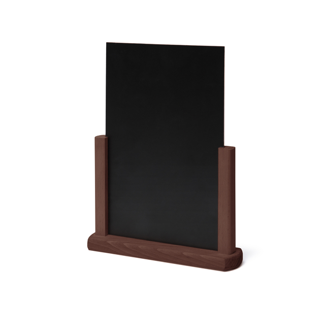 Tafelkrijtbord IEZZY A5 donkerbruin hout Tafelkrijtbord IEZZY A5 donkerbruin hout