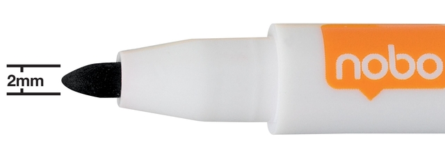 Whiteboardmarker Nobo mini assorti 6 stuks